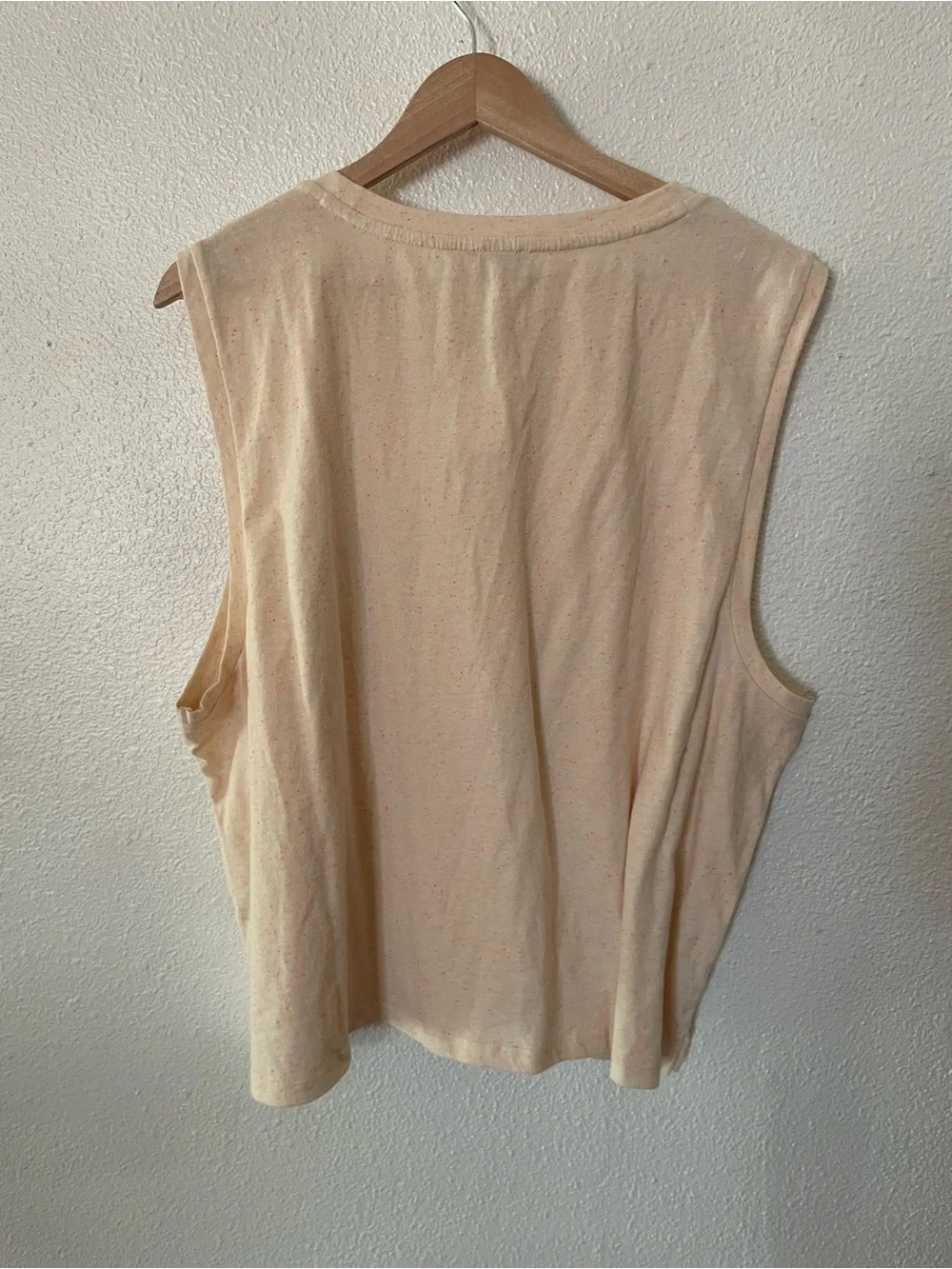 J Crew Speckled pocket tank top Funfetti Confetti Size 2X NWT